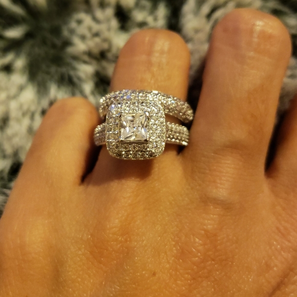 S925 -Engagement ring (size 7) - Picture 3 of 3